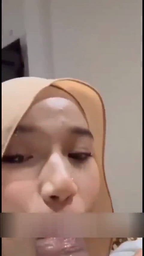 blowjob hijab indonesian smile gif