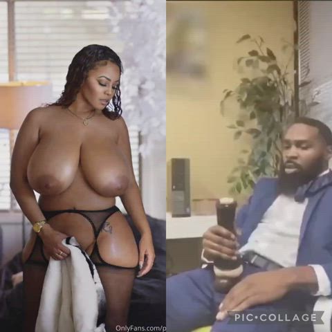 babecock big tits ebony gif