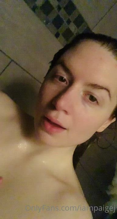 Bathroom Boobs Shower gif