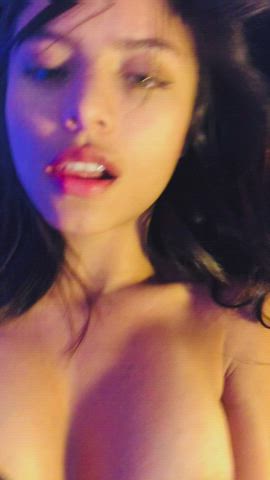 Amateur Boobs Brunette Cute Latina OnlyFans Petite Solo Teen Porn GIF by alicebluwu