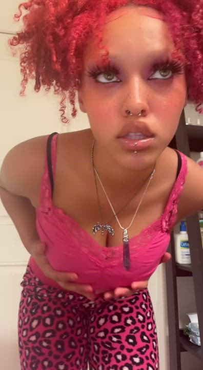 Beautiful Ebony Girl With Tasty Tits