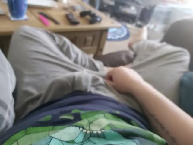 Twitching bulge in baggy pyjamas