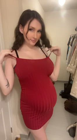 dress pregnant tits gif