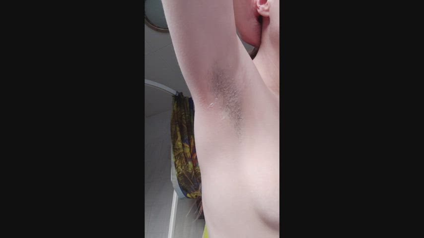 Armpits Hairy Shaving gif