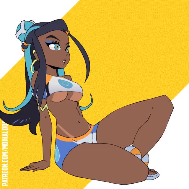 Nessa challenges you to get her wet (Moika) [Pokemon Sword &amp; Shield]