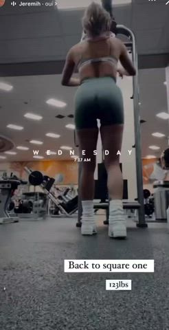 Ass Filipina Gym Workout gif