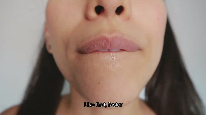 close up fetish joi lips long tongue throat tongue fetish gif