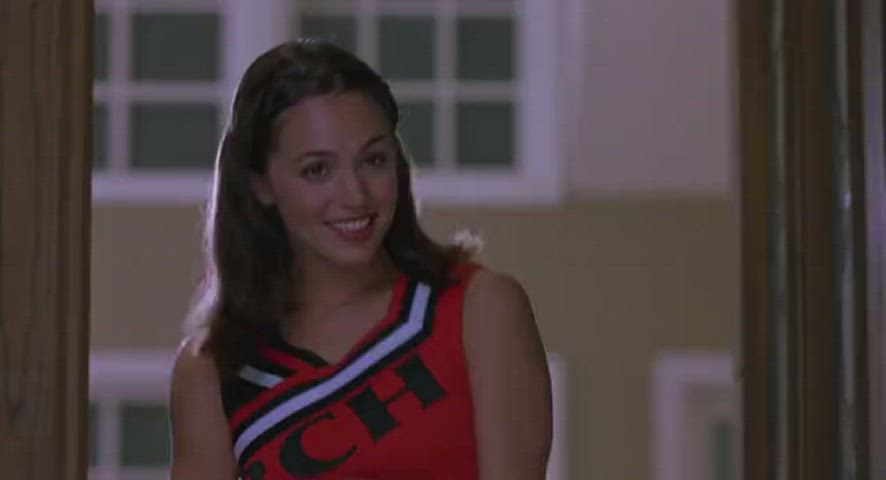 belly button cheerleader eliza dushku legs gif