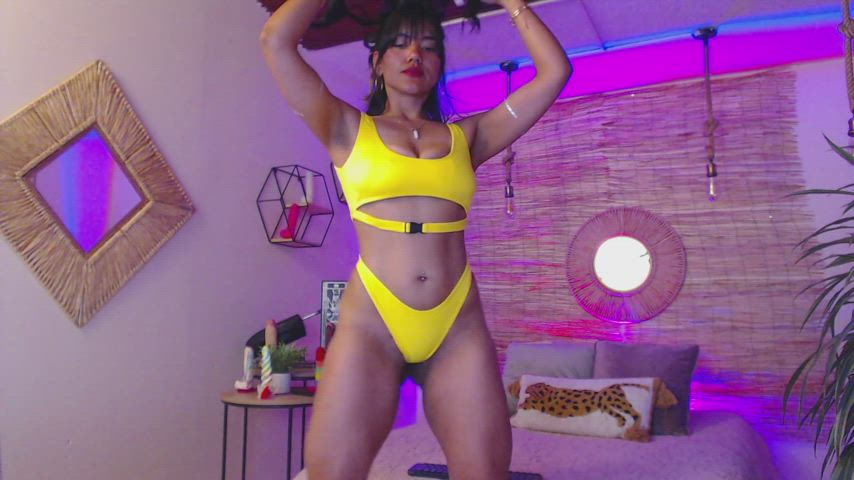Ass Boobs Colombian Latina Webcam gif