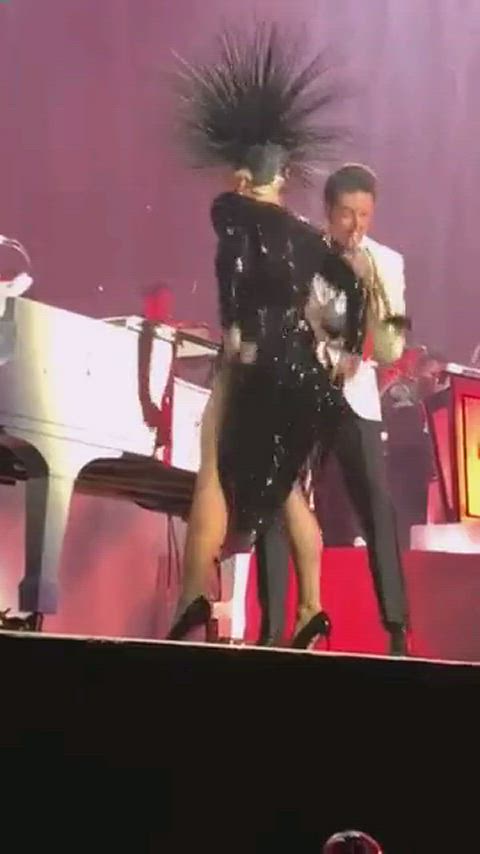 booty lady gaga thong gif