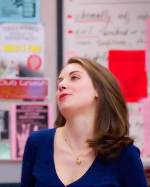 actress alison brie cute gif