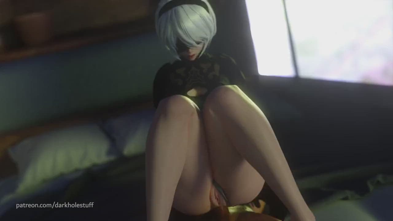 Yorha 2B Anal (Darkholestuff) [Nier Automata]