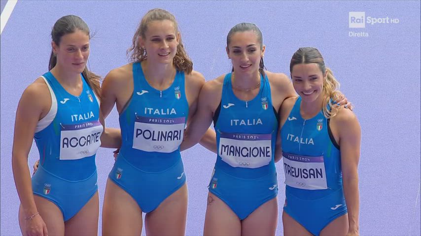 Italian 4x400m Relay Team feat. Anna Polinari's epic cake