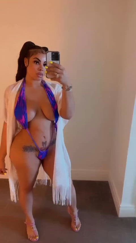 big tits ebony ebony_sorceress swimsuit gif