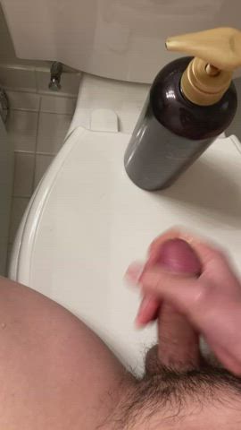 big dick cock cum cumshot gay homemade jerk off masturbating orgasm solo gif