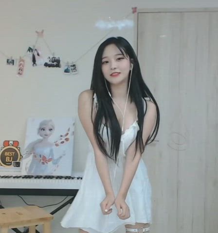 cute korean nipple gif