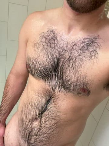 big dick hairy uncut cock gif