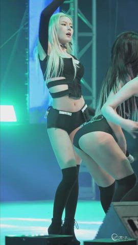 dancing korean tease gif