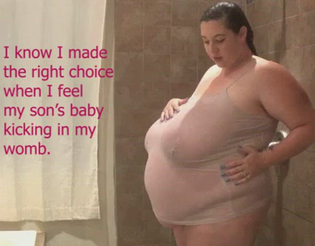 bbw breeding caption family milf mom pregnant taboo gif