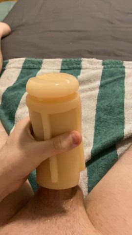 amateur big dick fleshlight masturbating onlyfans gif