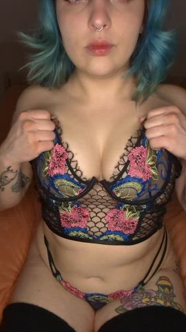 big tits boobs goth natural tits onlyfans tattoo tits titty drop gif