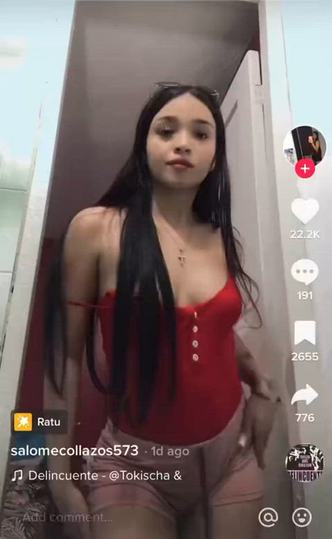 boobs flashing nipples nipslip tiktok r/tiktits gif