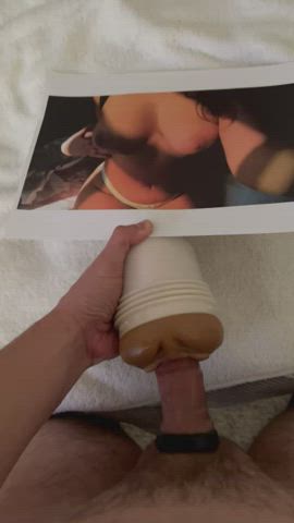 cumshot fleshlight tribute gif