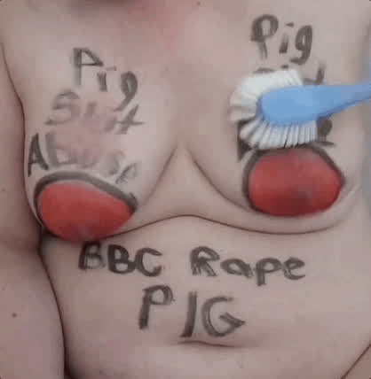bbc degrading natural tits slave spanking submissive tits gif