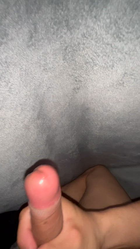 big dick cock cum cumshot handjob jerk off masturbating orgasm pov solo gif