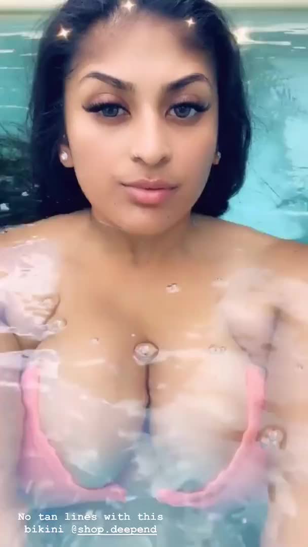 Titties in the pool