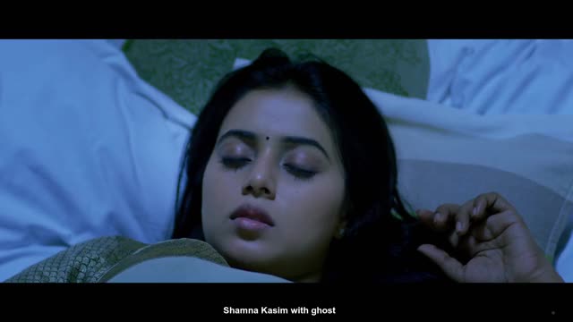 Shamna Kasim with ghost