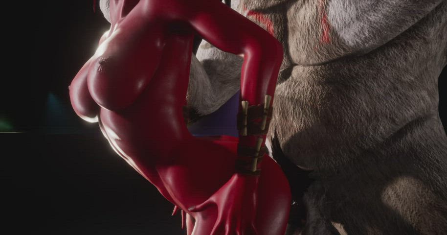 3D Close Up Fantasy Hentai Loop gif