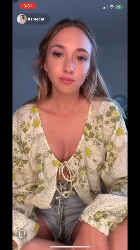 tiktok nipslip nipple big tits tits accidental gif