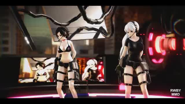 【MMD RWBY】MONSTER (remix) - WhiteRose