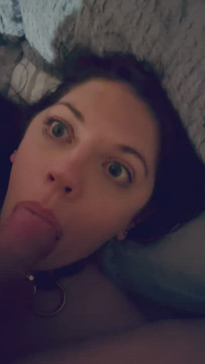 Amateur Blowjob Deepthroat Dominant Domination Master Master/Slave Oral Real Couple