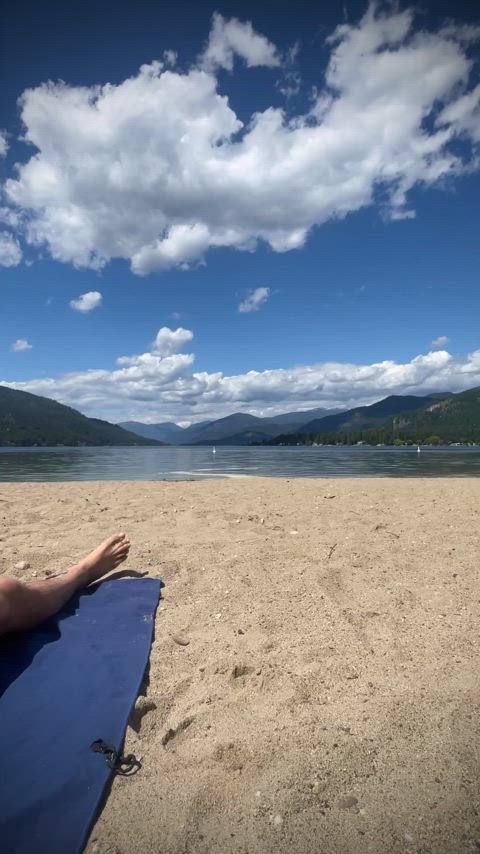 A video version of yesterday’s post. First time in a thong on a public beach! Normalize