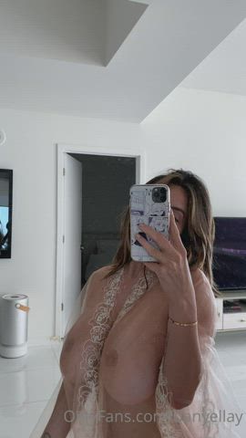 Big Tits Boobs Sheer Clothes Tits gif