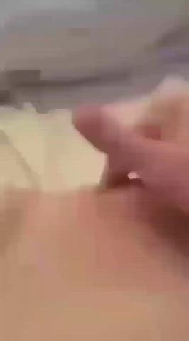 clit rubbing orgasm pussy spread gif