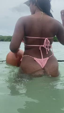 big ass ebony public gif