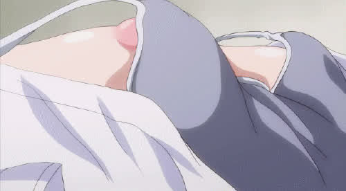 anime big tits bouncing tits breast sucking ecchi groping gif