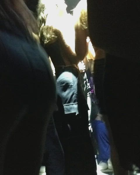 ass dancing nightclub teen upskirt gif