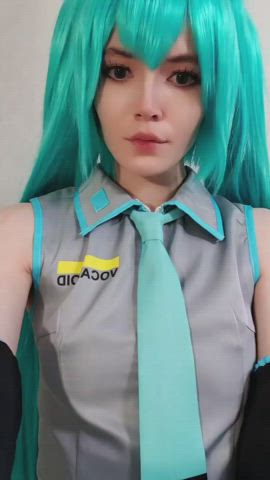 I'm thinking Miku, Miku oo - ee - oo