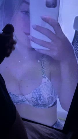 big tits blonde cum cumshot jerk off sydney sweeney tribute gif