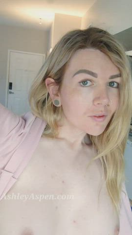 amateur big dick big tits blonde boobs cute pornstar solo tits trans gif