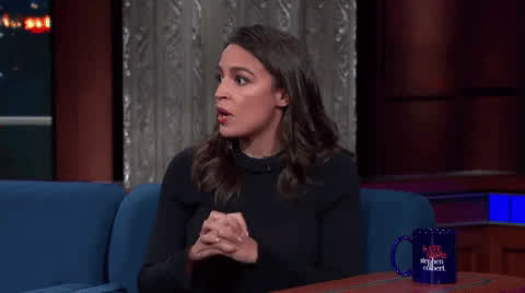 AOC loves talking with her hands