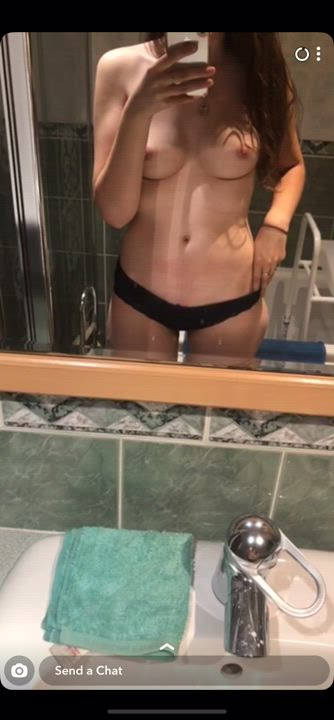 Ass Natural Tits Stripping Teen gif