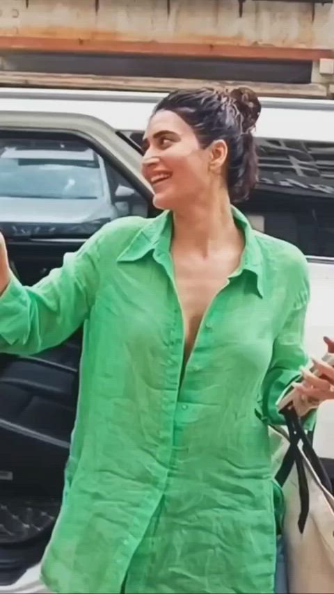 bollywood bra cleavage desi indian public tits gif