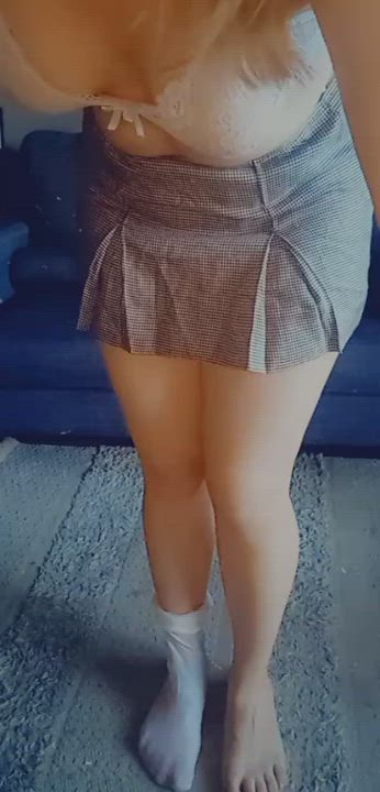 Ass Stockings Upskirt gif