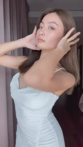 Asian Cute Dress gif