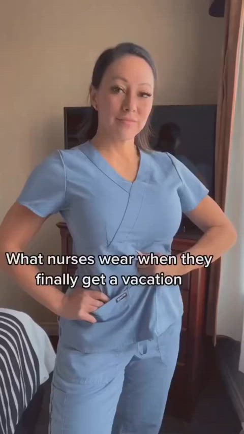 hotwife milf nurse bikinis gif